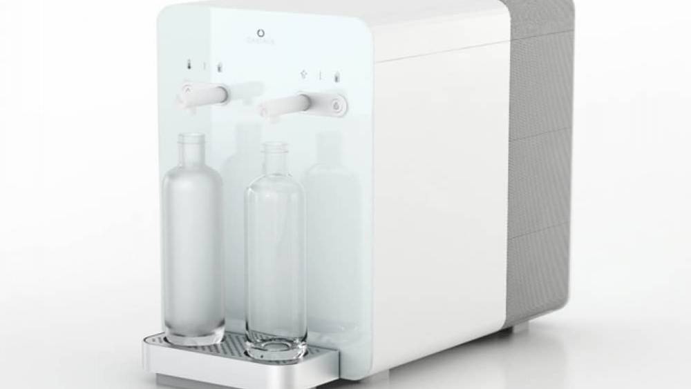 castalie leau minerale sans les bouteilles en plastique