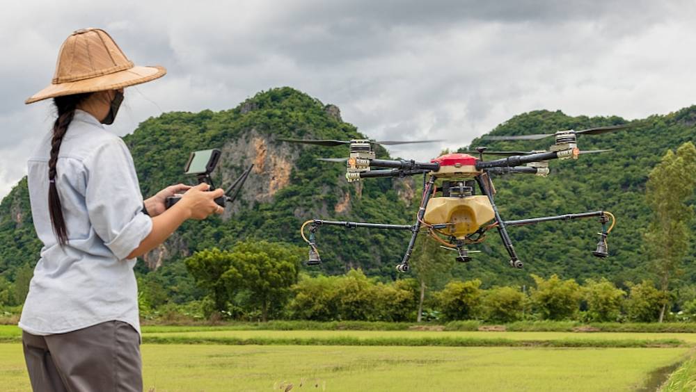 les technologies intelligentes aident les agriculteurs chinois a gerer les recoltes et les champs en ete