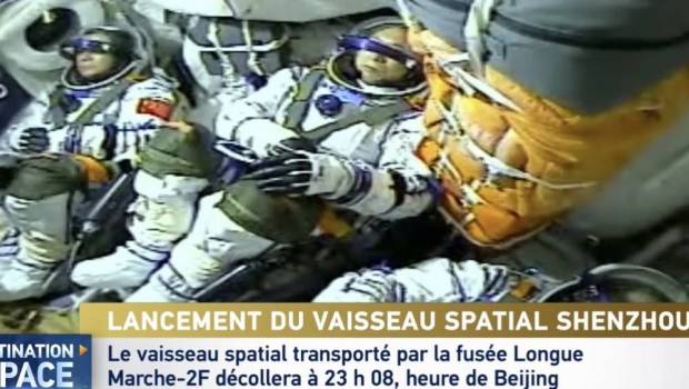 chine six taikonautes realisent une rencontre historique dans le laboratoire spatial en orbite