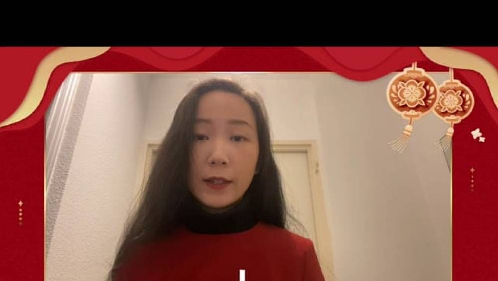 les meilleurs voeux presentes par des etudiants chinois en france