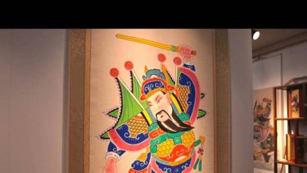 les peintures du nouvel an evoquees par lheritier de lestampe du nouvel an chinois de mianzhu