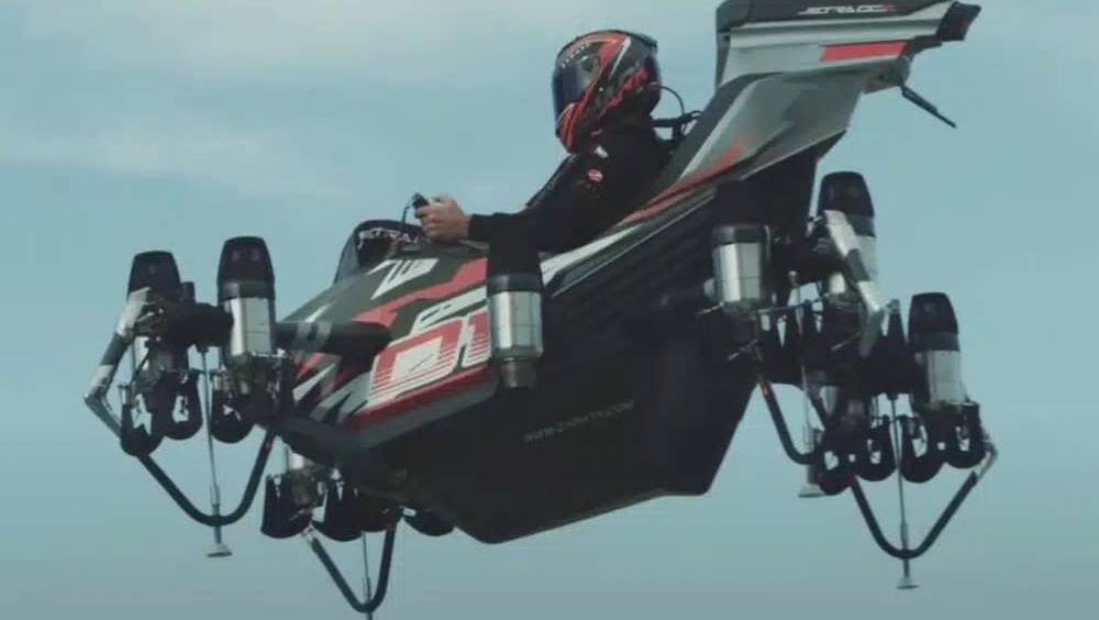 franky zapata invente le scooter des airs francais