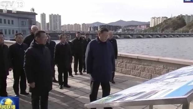 xi jinping inspecte les travaux de recuperation et de reconstruction apres les catastrophes a beijing et dans la province du hebei