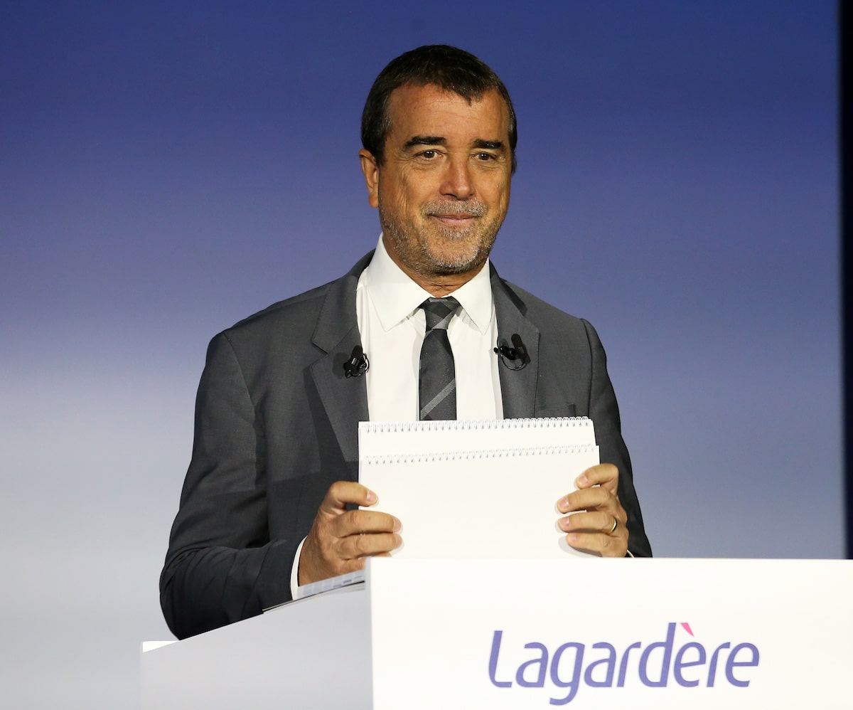 Arnaud Lagardère. Arnaud Lagardère. Assemblée Generale du Groupe Lagardere a Paris , France